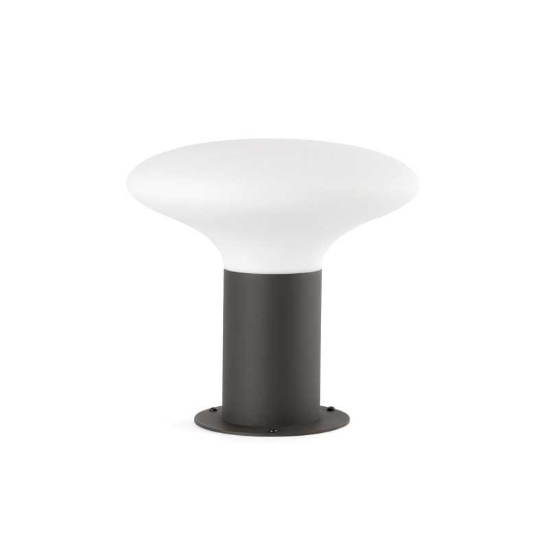 Aluminum E27 gray wall lamp RIVOTTE