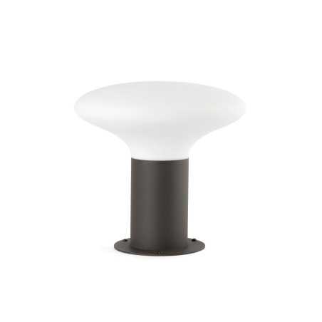 Aluminum E27 gray wall lamp RIVOTTE