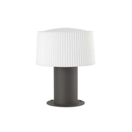 Aluminum E27 gray LE BOST wall lamp