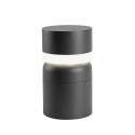 Wall-mounted lamp with integrated LED in gray aluminum by MONCLAR.