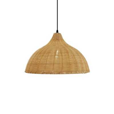 Simple pendant VIBUS wicker E27 LED in colors
