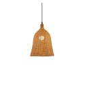 Simple pendant lamp VIGUE wicker E27 LED in colors