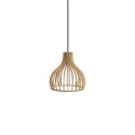 Simple pendant light OSFOND wood E27 LED wood color