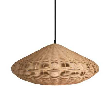 HARDY simple pendant lamp with wicker E27 LED in colors