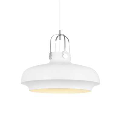 Simple pendant light MÂLON aluminum E27 LED white color