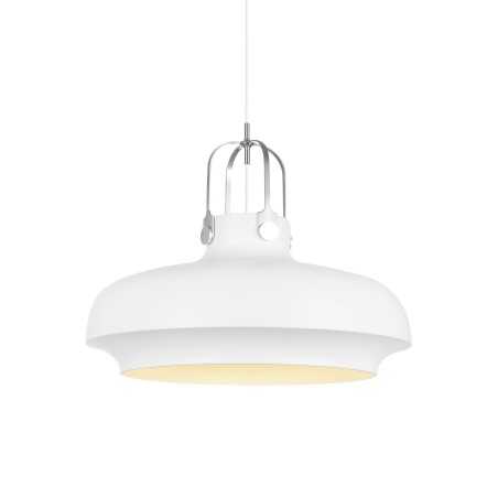 Simple pendant light MÂLON aluminum E27 LED white color