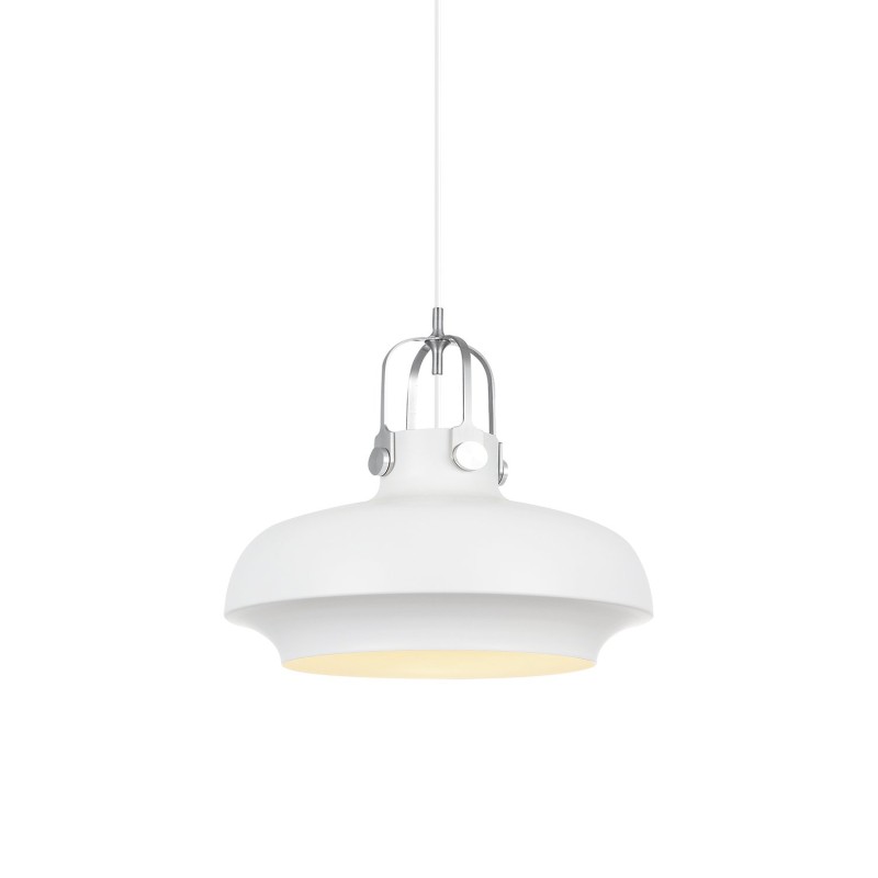BURON simple pendant aluminum E27 LED white color