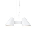 FLAGY multiple pendant aluminum E27 LED in white color