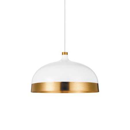 BLAZY simple pendant aluminum E27 LED in white color