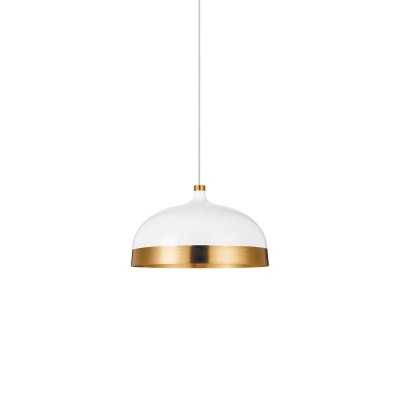 Simple pendant light TAUTY aluminum E27 LED white color