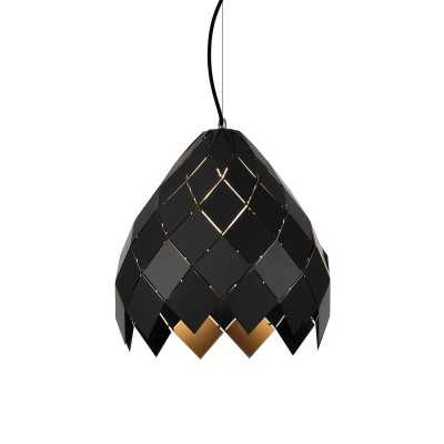 Simple pendant lamp NOTIS iron E27 LED colors