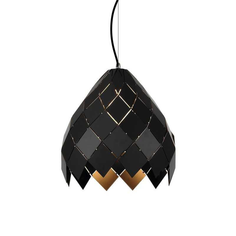 Simple pendant lamp NOTIS iron E27 LED colors