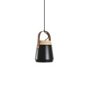 ISLOU simple pendant aluminum E27 LED colors