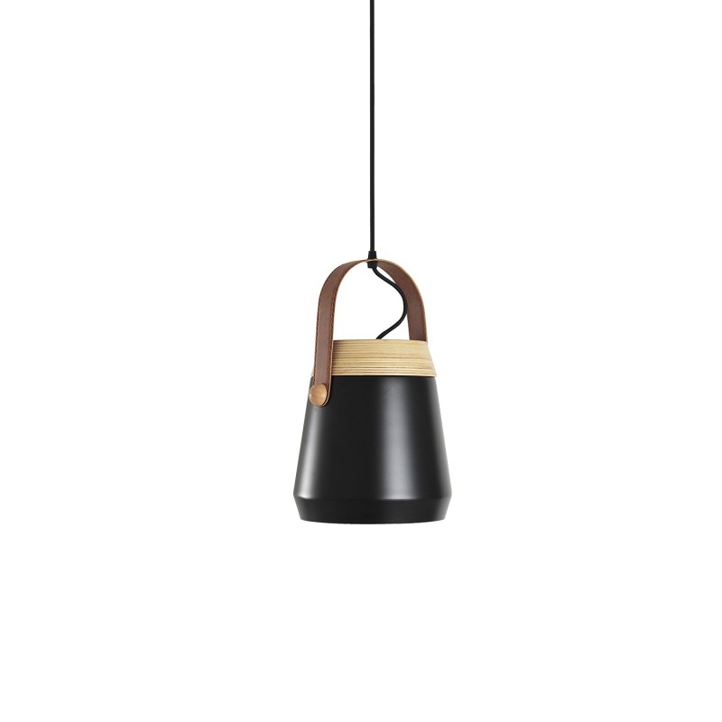 ISLOU simple pendant aluminum E27 LED colors