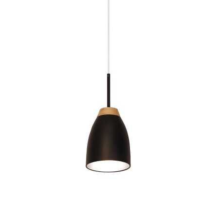 Simple pendant light TRACE wood E27 LED colors