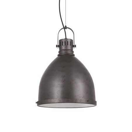 Simple pendant light OSTOVE iron E27 LED in rustic gray color