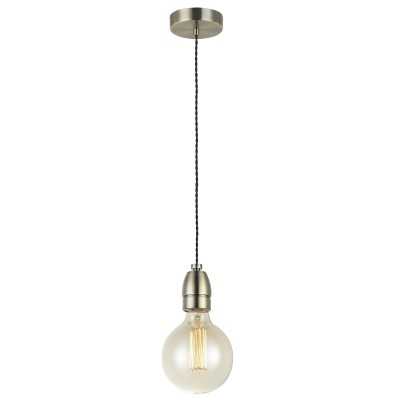 Simple pendant light LIVET metal E27 LED