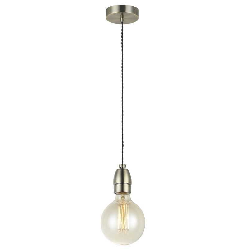 Simple pendant light LIVET metal E27 LED
