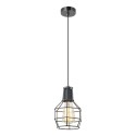 Simple pendant BOAST iron E27 LED