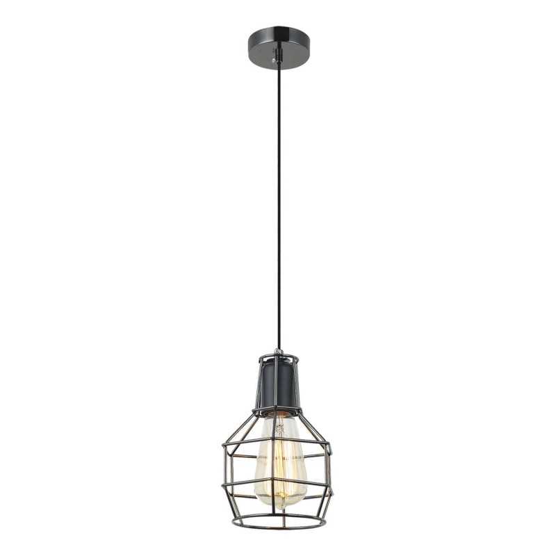 Simple pendant BOAST iron E27 LED
