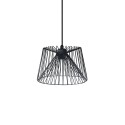 HAUTE metal E27 LED black color simple pendant