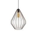 SECOT simple pendant light metal E27 LED in brushed copper color