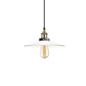SUDRE simple pendant light, metal, E27 LED, white color