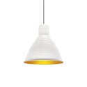 Simple pendant BENIS aluminum E27 LED in white color