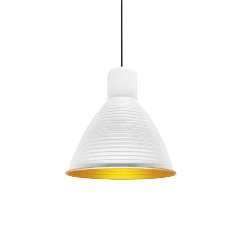 Simple pendant BENIS aluminum E27 LED in white color