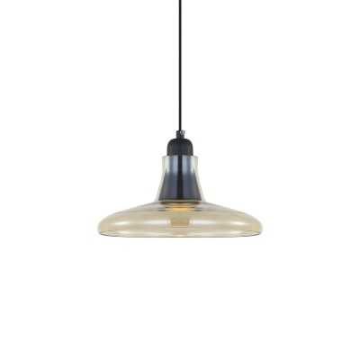 Simple pendant lamp with GU10 crystal in various colors