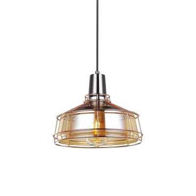 Simple pendant light LIZE crystal E27 LED colors