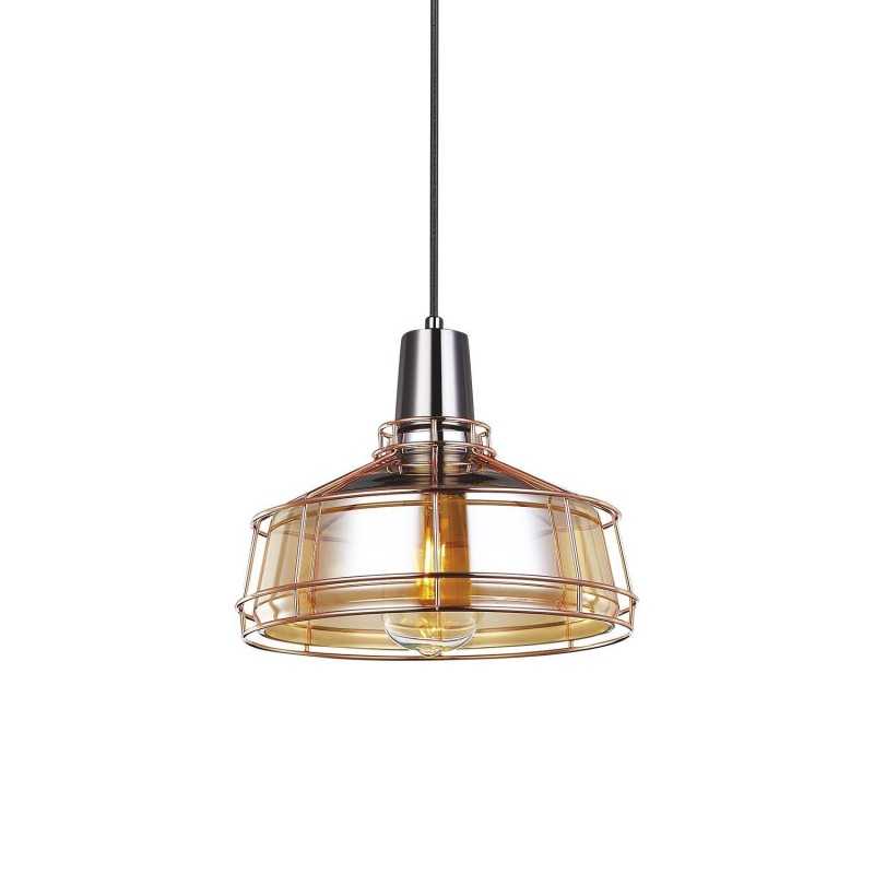 Simple pendant light LIZE crystal E27 LED colors