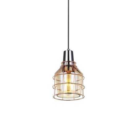 Simple pendant light LOIRE crystal E27 LED colors