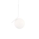 Simple pendant light PAZANAN metal E27 LED white color