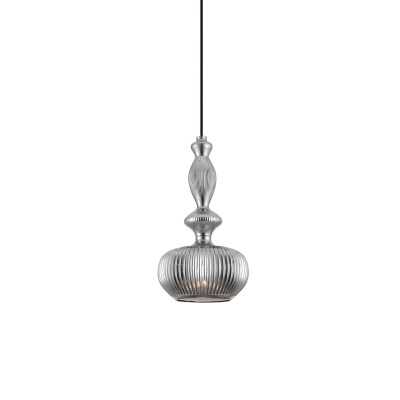 VALIN simple pendant light with E27 LED crystal in different colors