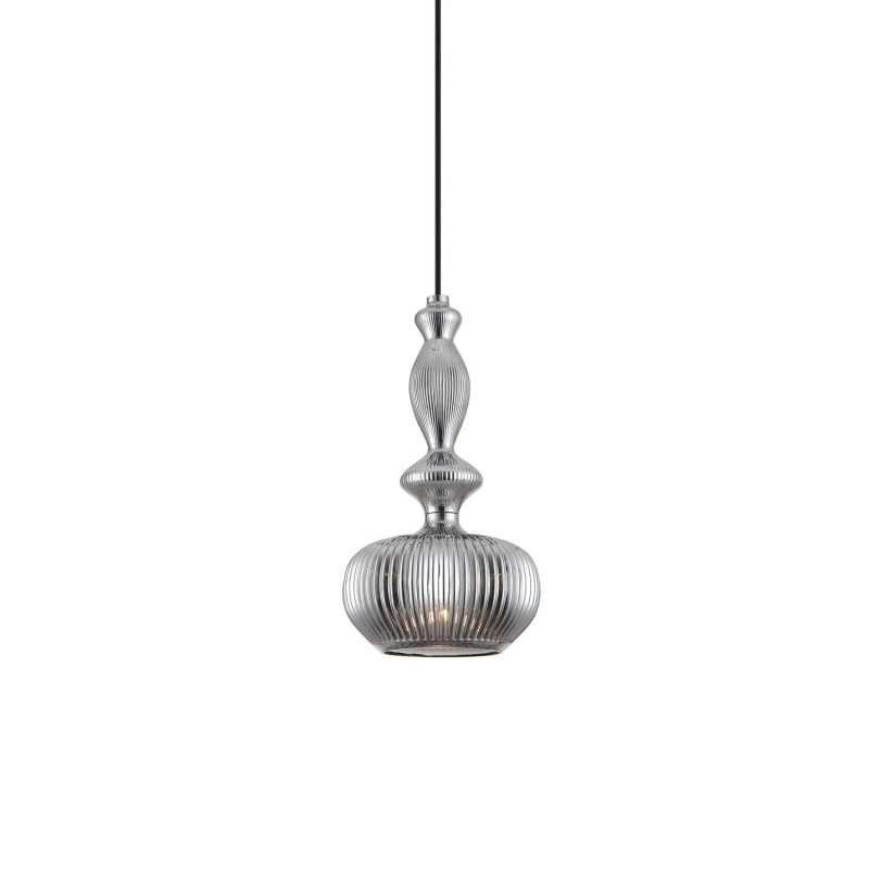 VALIN simple pendant light with E27 LED crystal in different colors