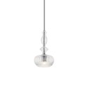 Simple pendant PAYROL crystal E27 LED in colors