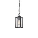Simple pendant light SANSE iron E27 LED black color