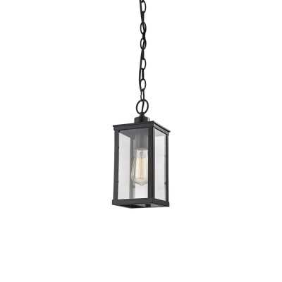 Simple pendant light SANSE iron E27 LED black color