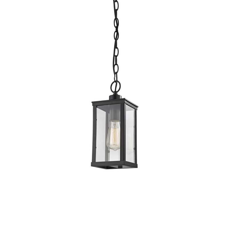 Simple pendant light SANSE iron E27 LED black color