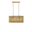 Simple pendant light NOYAN wood E27 LED wood color