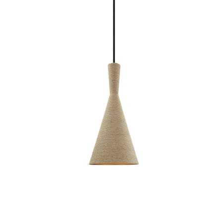 Simple pendant lamp MUNHOA hemp E27 LED wood color