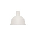Simple pendant lamp MEJOS metal E27 LED white color