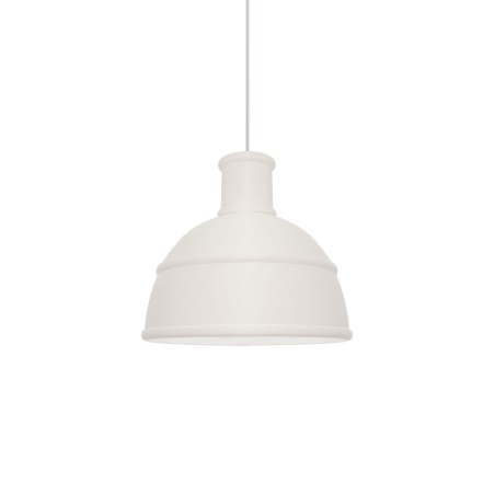 Simple pendant lamp MEJOS metal E27 LED white color