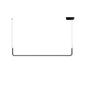 FAISE simple pendant aluminum LED 15W 720Lm black