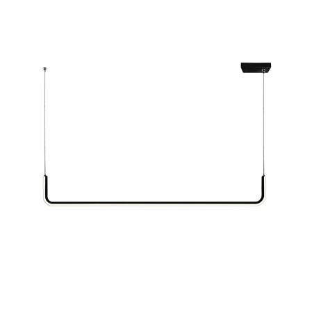 FAISE simple pendant aluminum LED 15W 720Lm black