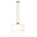 Simple pendant VALS wood E27 LED white color