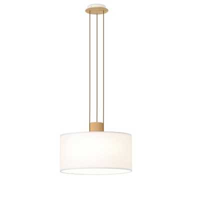 Simple pendant VALS wood E27 LED white color