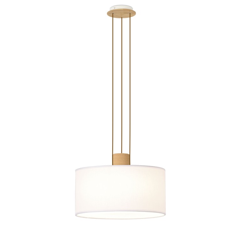 Simple pendant VALS wood E27 LED white color
