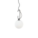 Simple pendant light MAYET metal E27 LED in black color